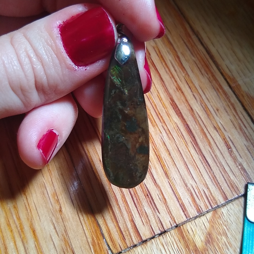 Ammolite pendant - Picture 9 of 10